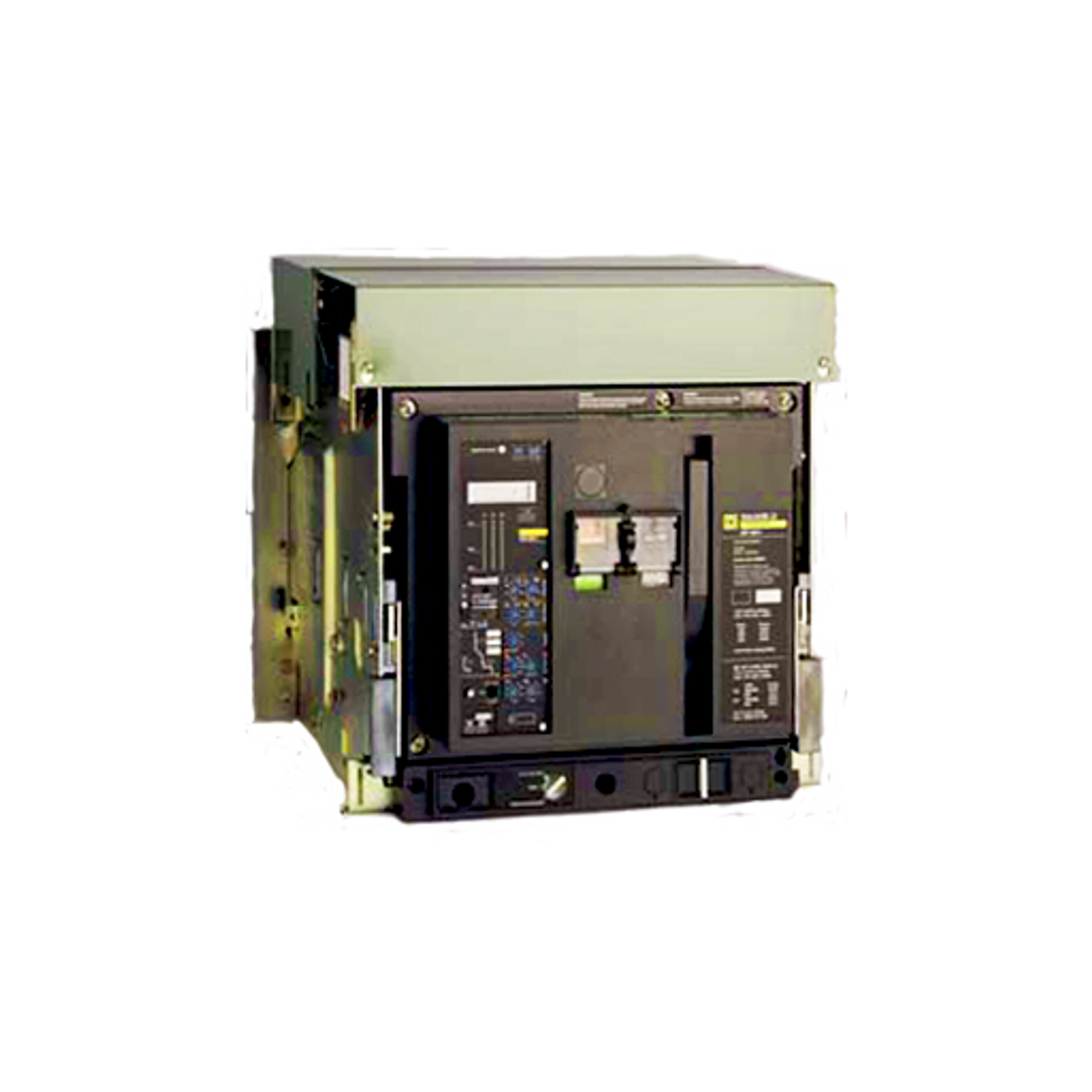 1200 Amps, Merlin Gerin, Masterpact MP12 H1, LSI Circuit Breaker, 3 Pole, 600 V