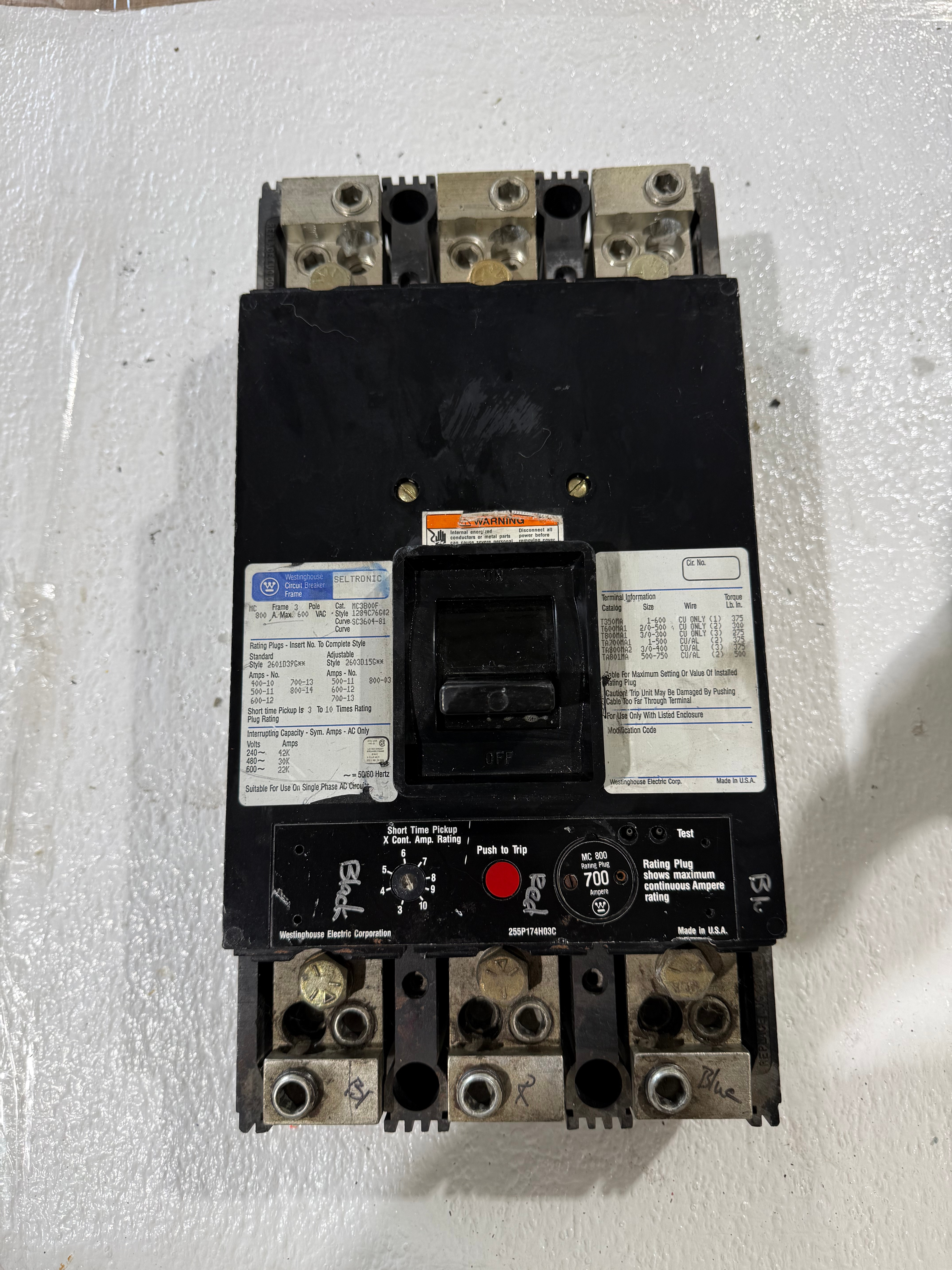 Westinghouse 800A MC3800F