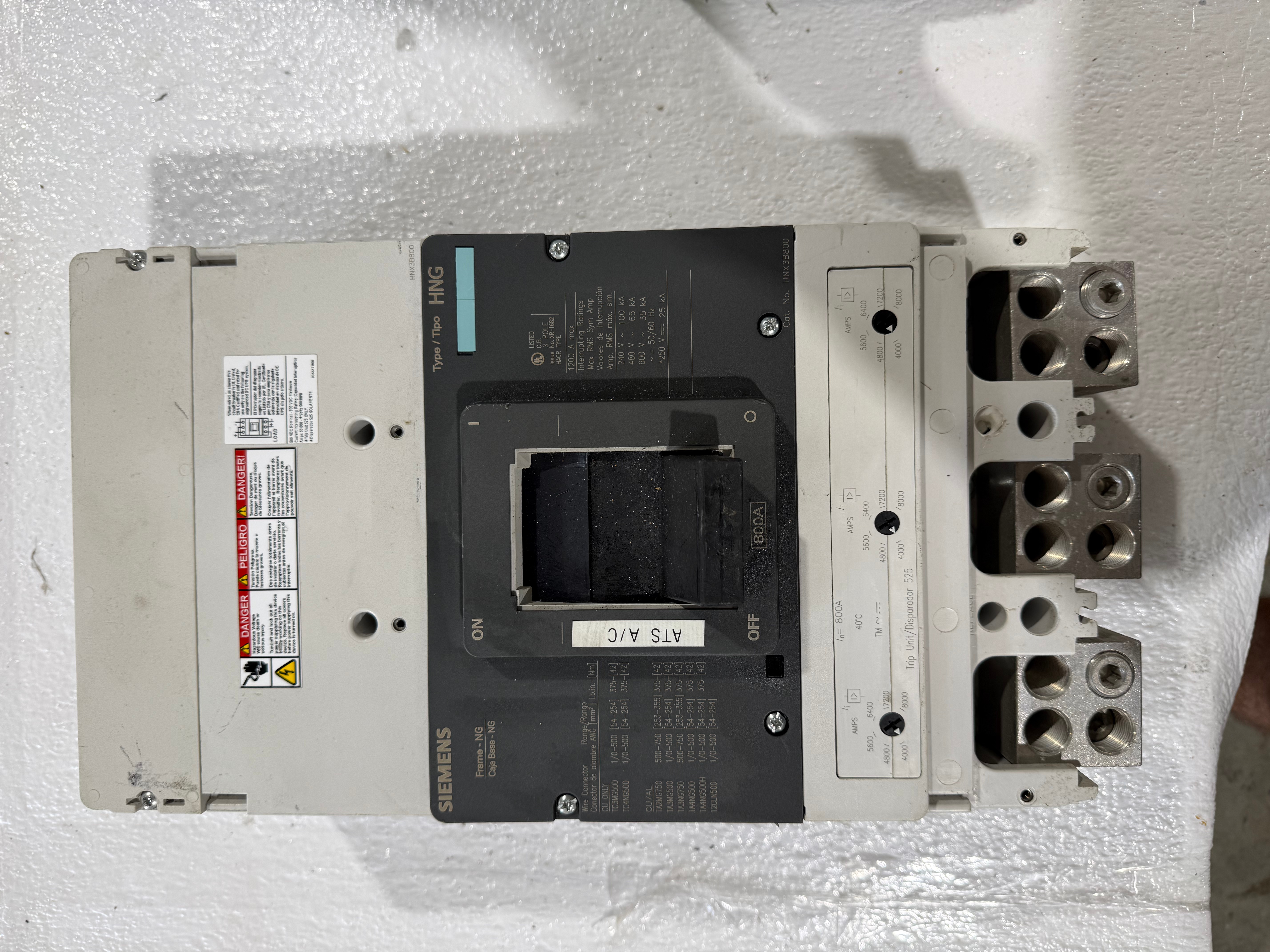 Siemens 800A hnx3b800