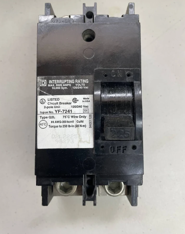 SquareD 225A YF225
