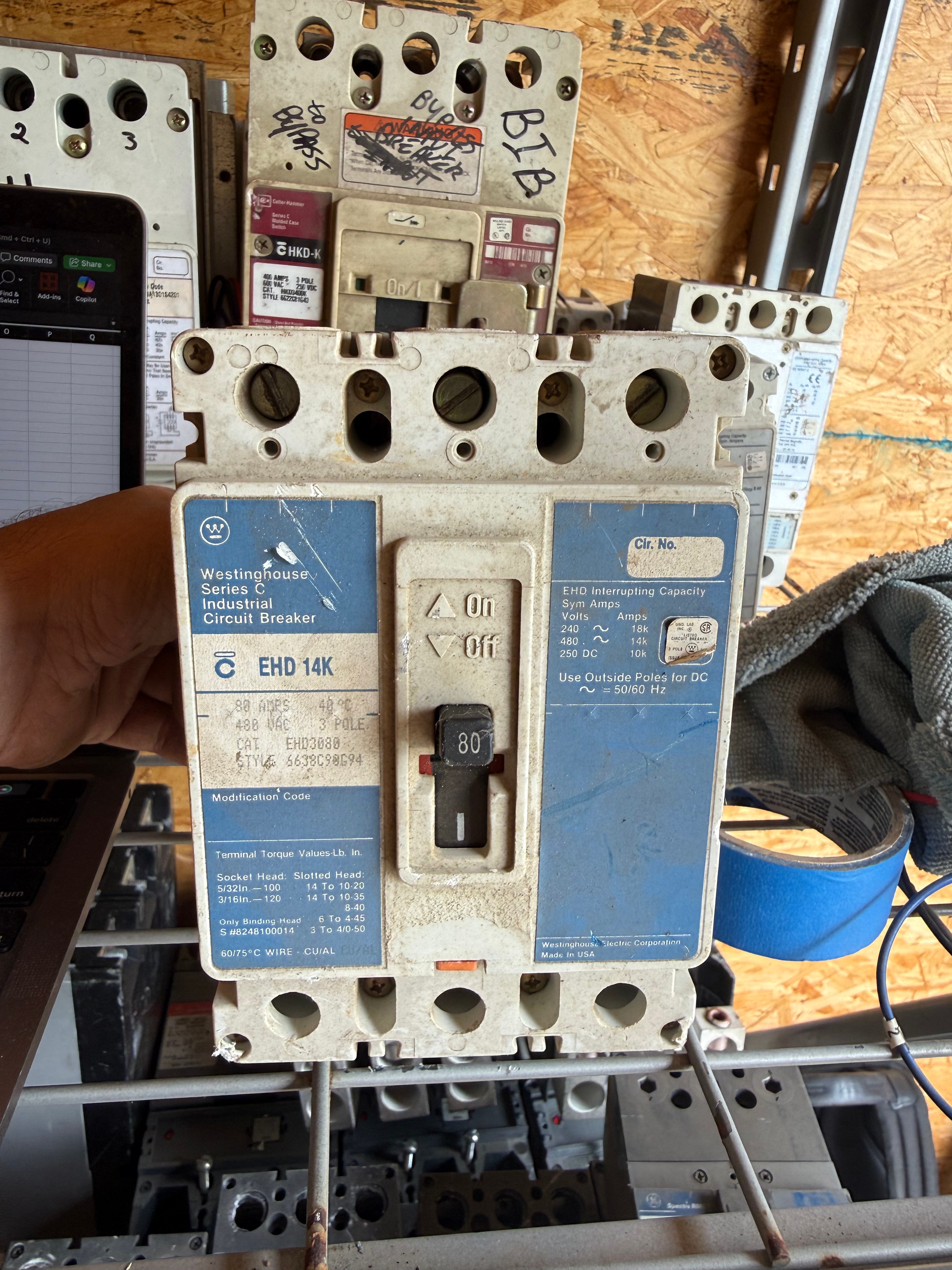 Westinghouse 80A EHD3080
