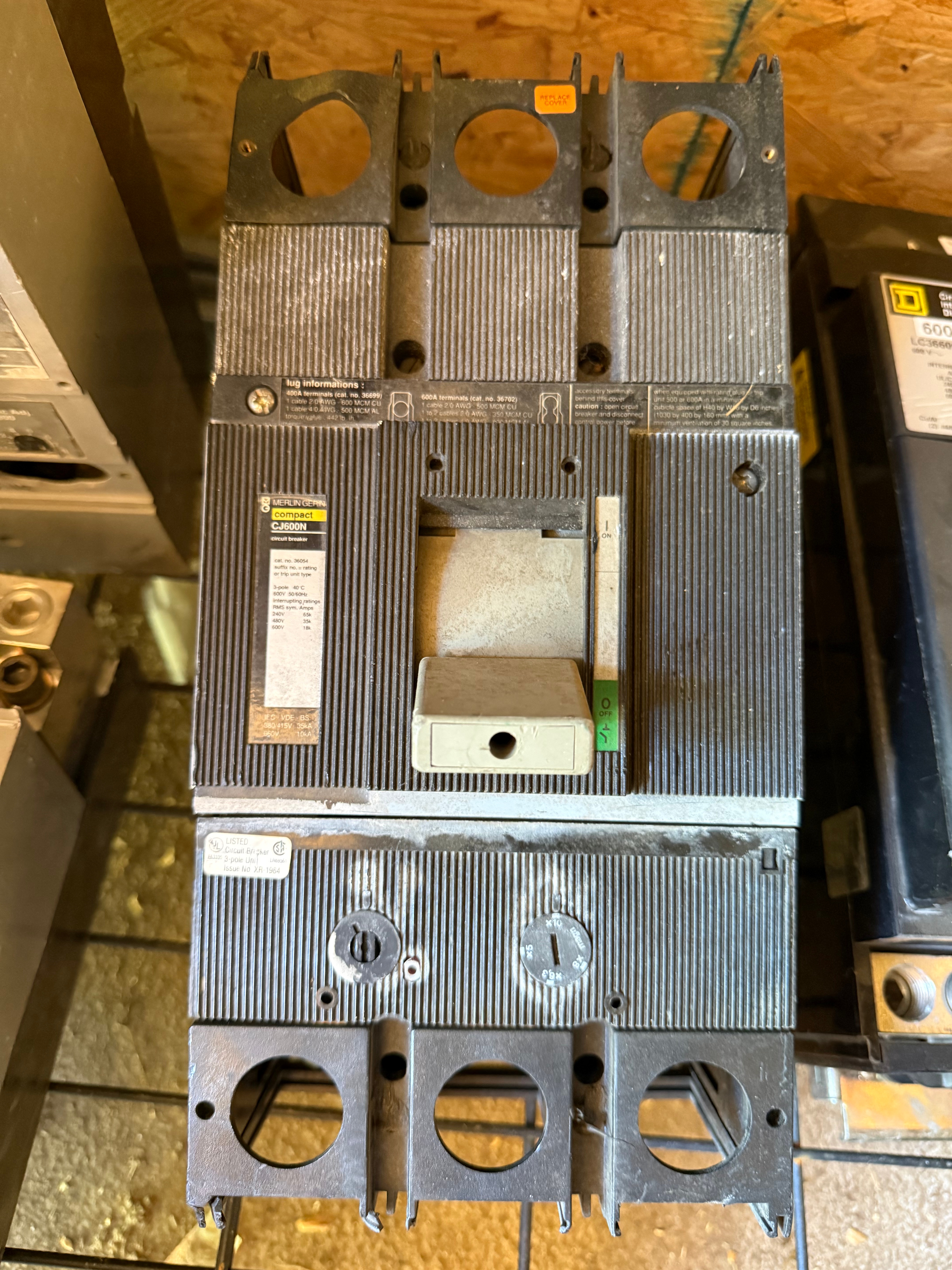 Merlin Gerin 600A cj600n