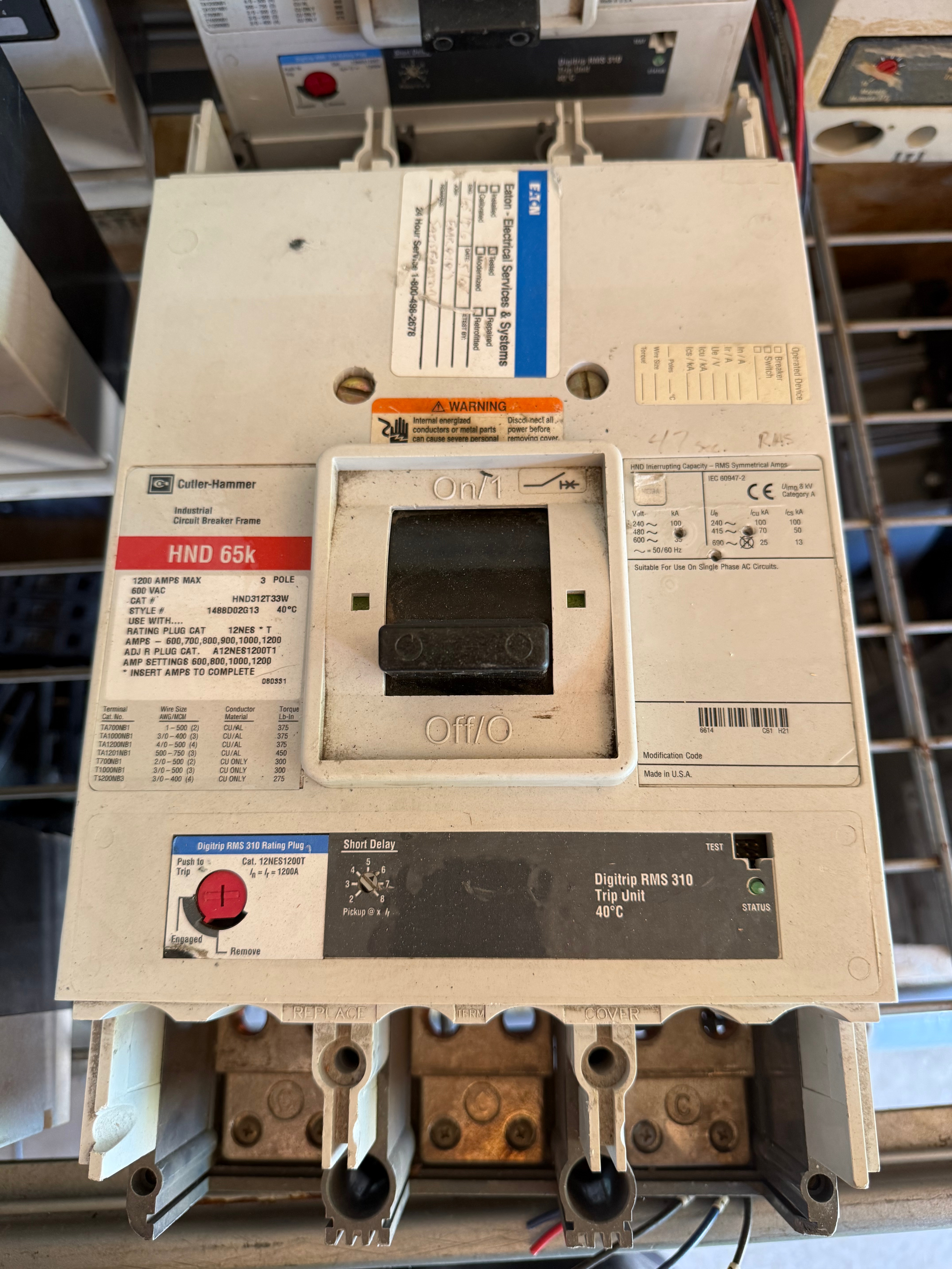 Cutler Hammer 1200A HND312T33W