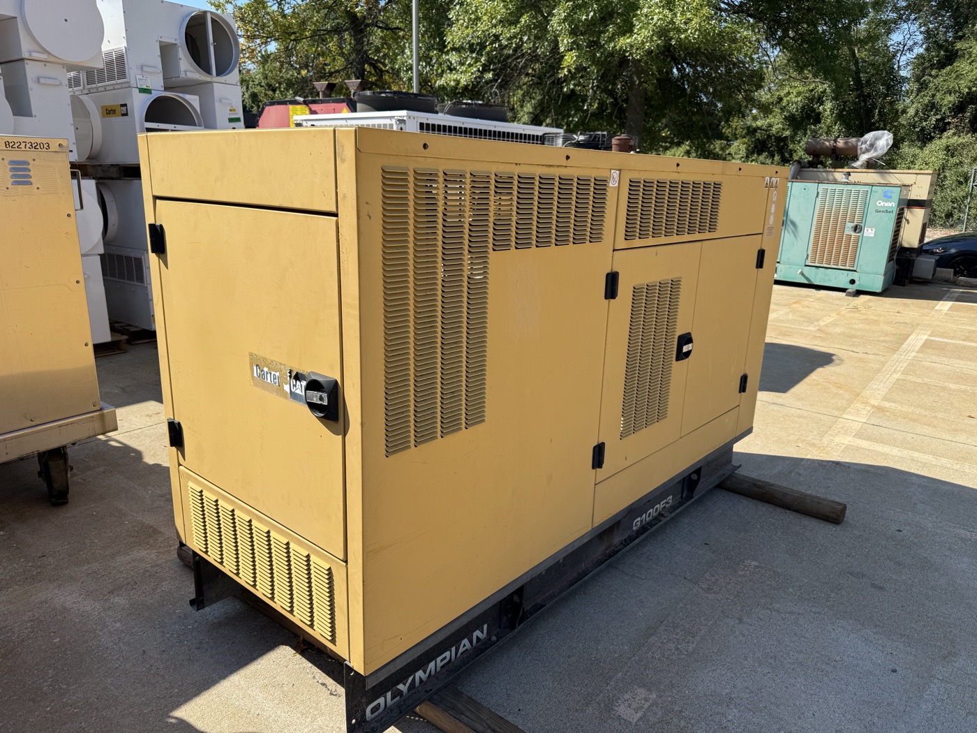 Olympian G100F3 100 kW Natural Gas Generator - 480V, 750 Hours